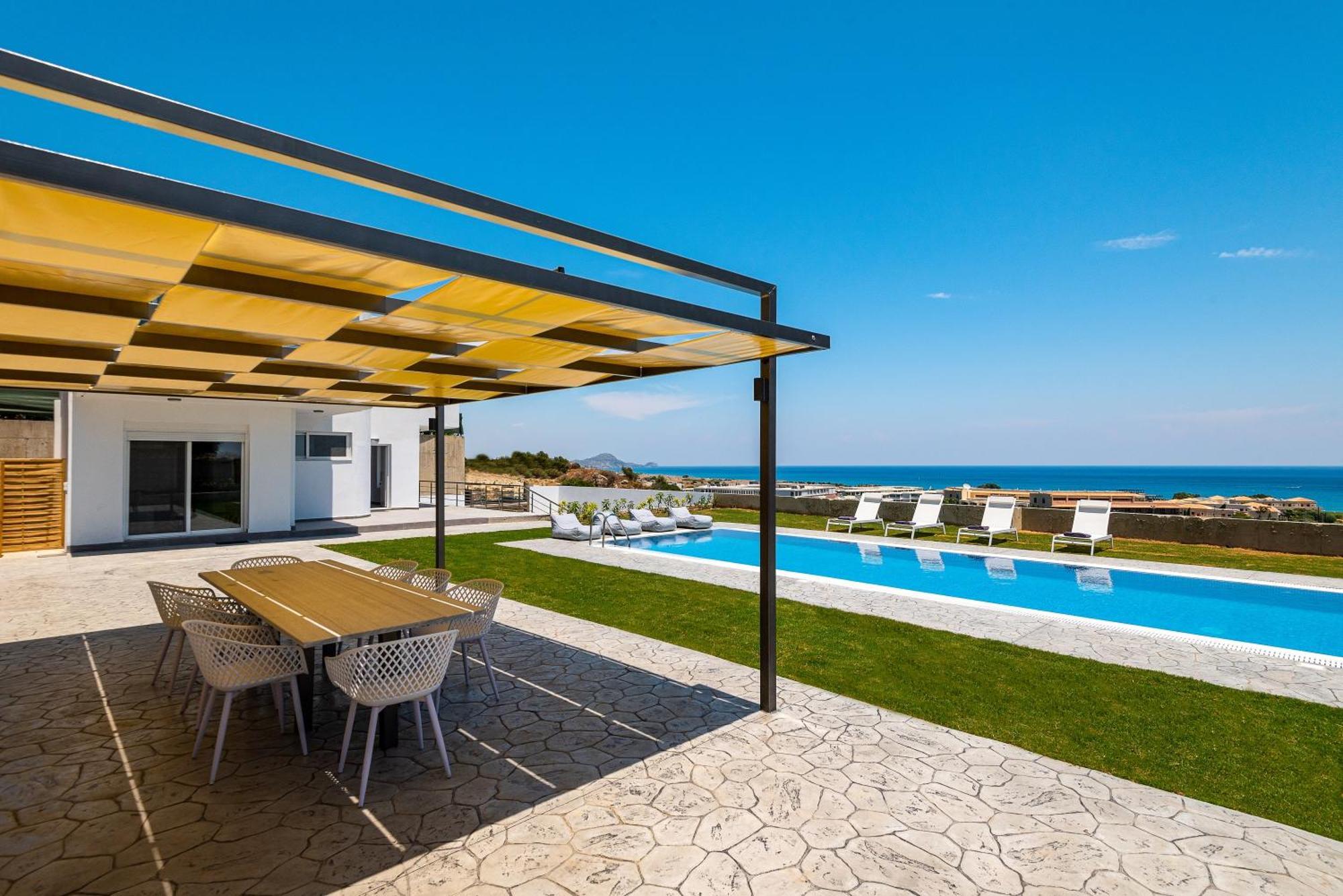 Hill & Sea View Villas Kolymbia Eksteriør billede
