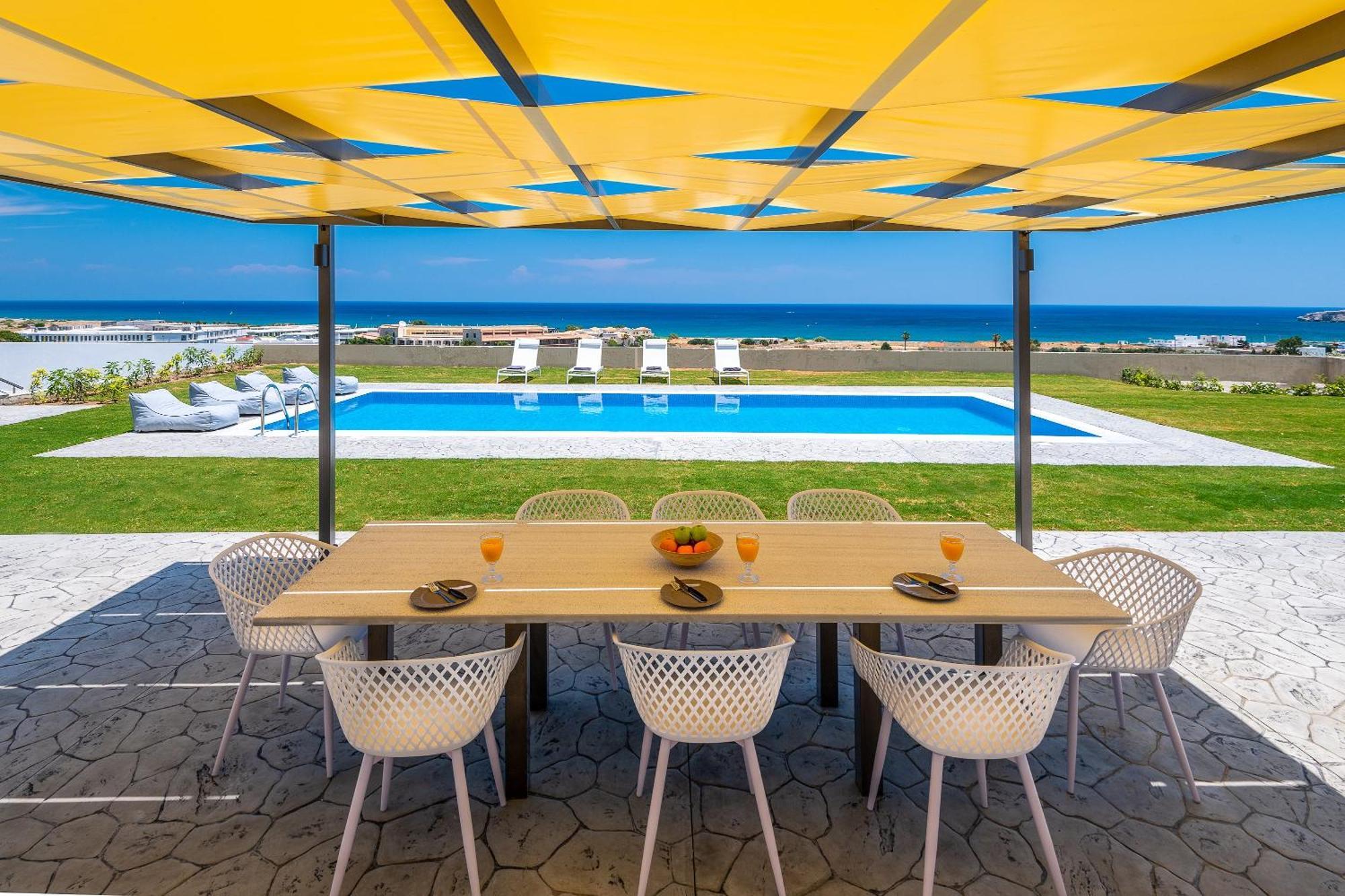 Hill & Sea View Villas Kolymbia Eksteriør billede