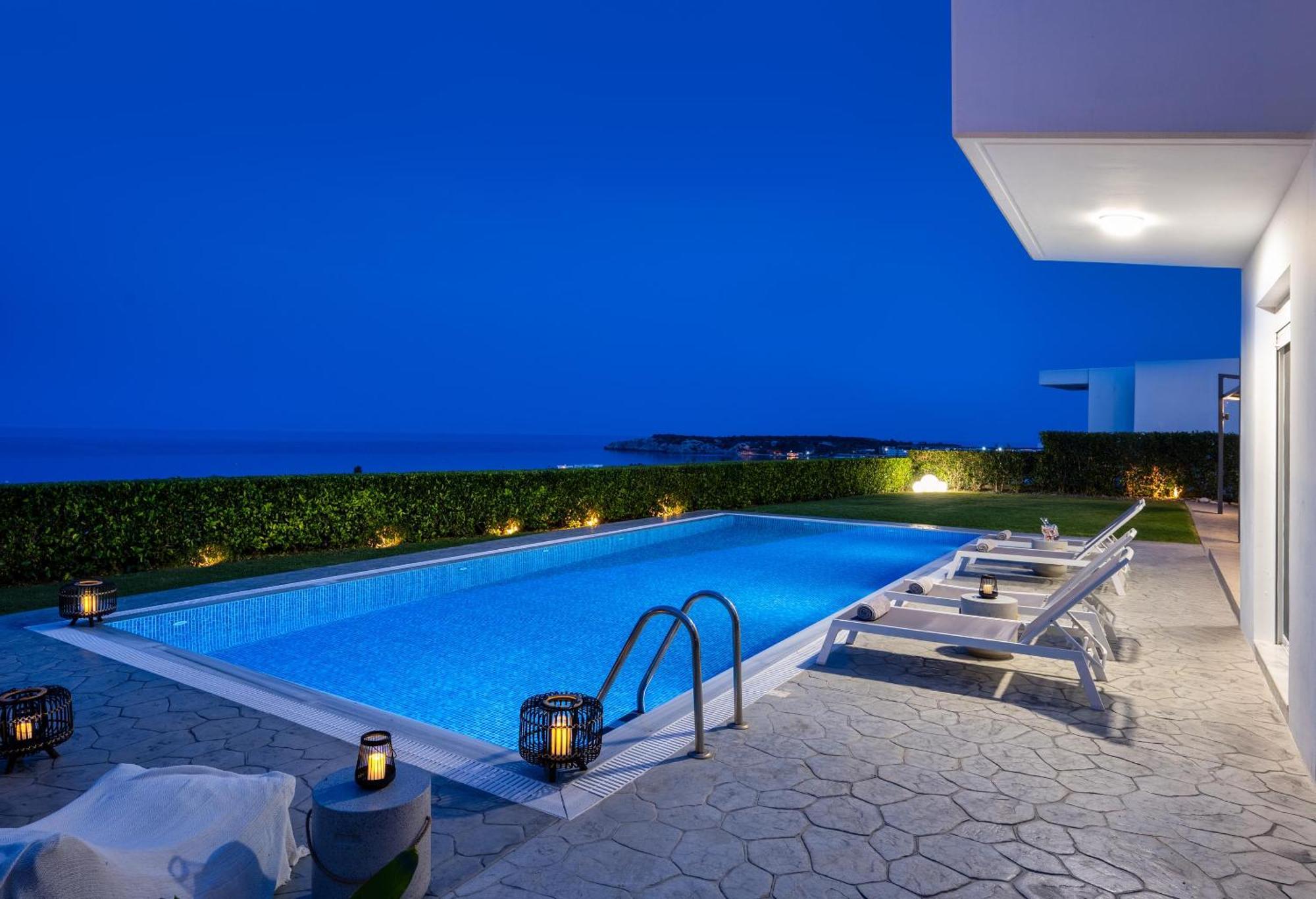 Hill & Sea View Villas Kolymbia Eksteriør billede