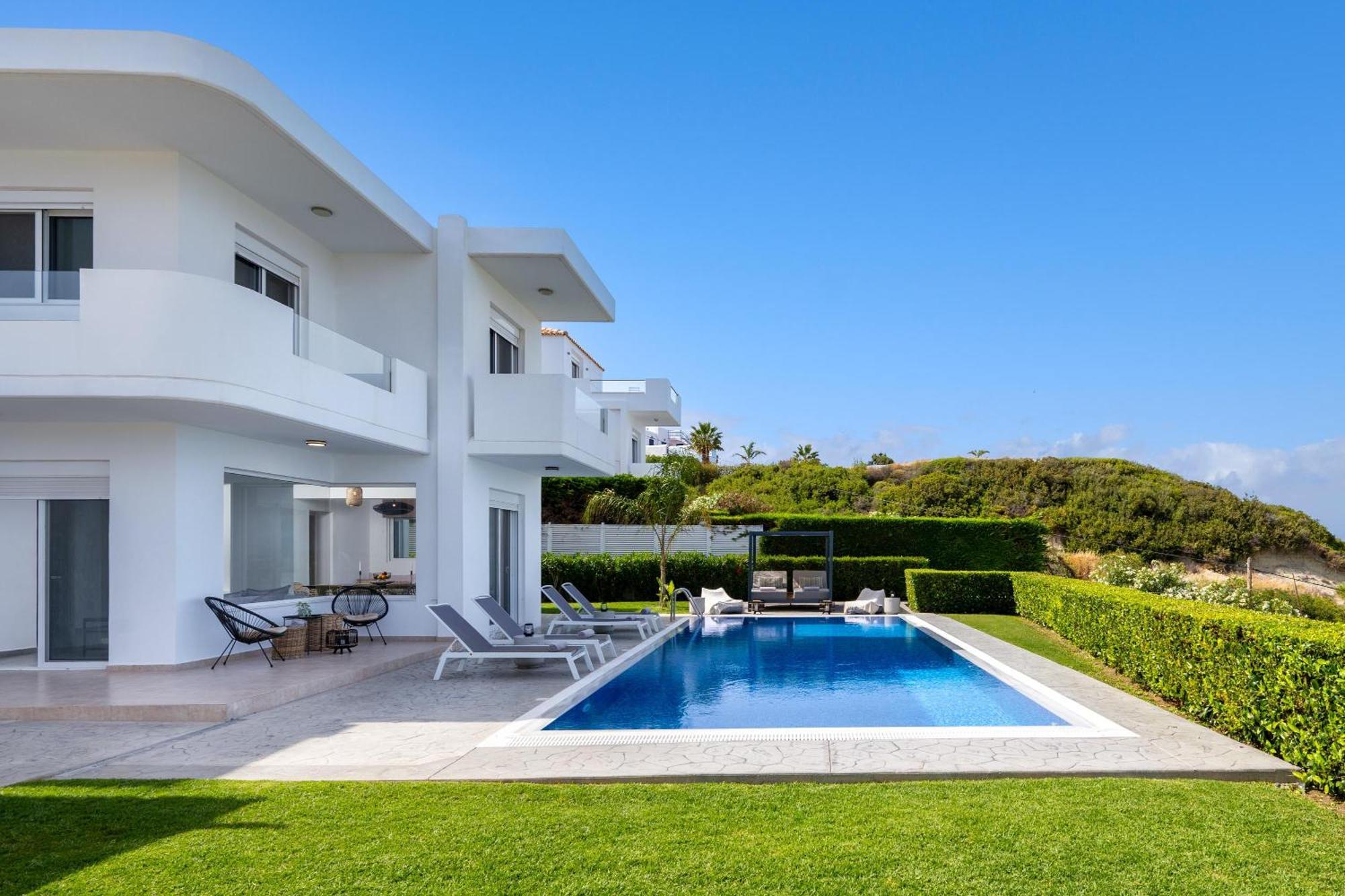 Hill & Sea View Villas Kolymbia Eksteriør billede